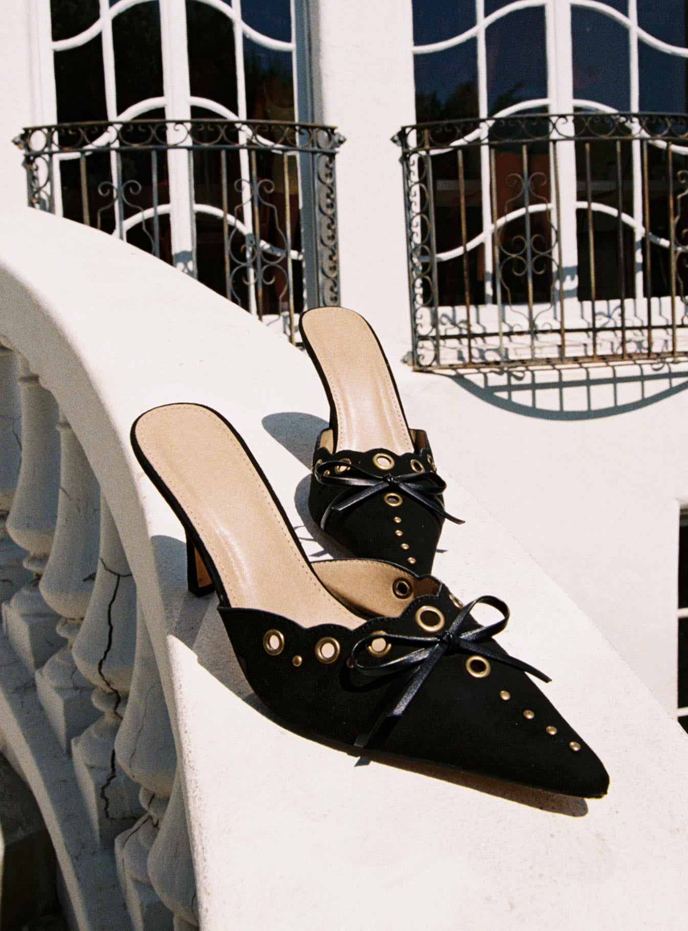 Charisma Pointed Toe Heels Black - Image 6