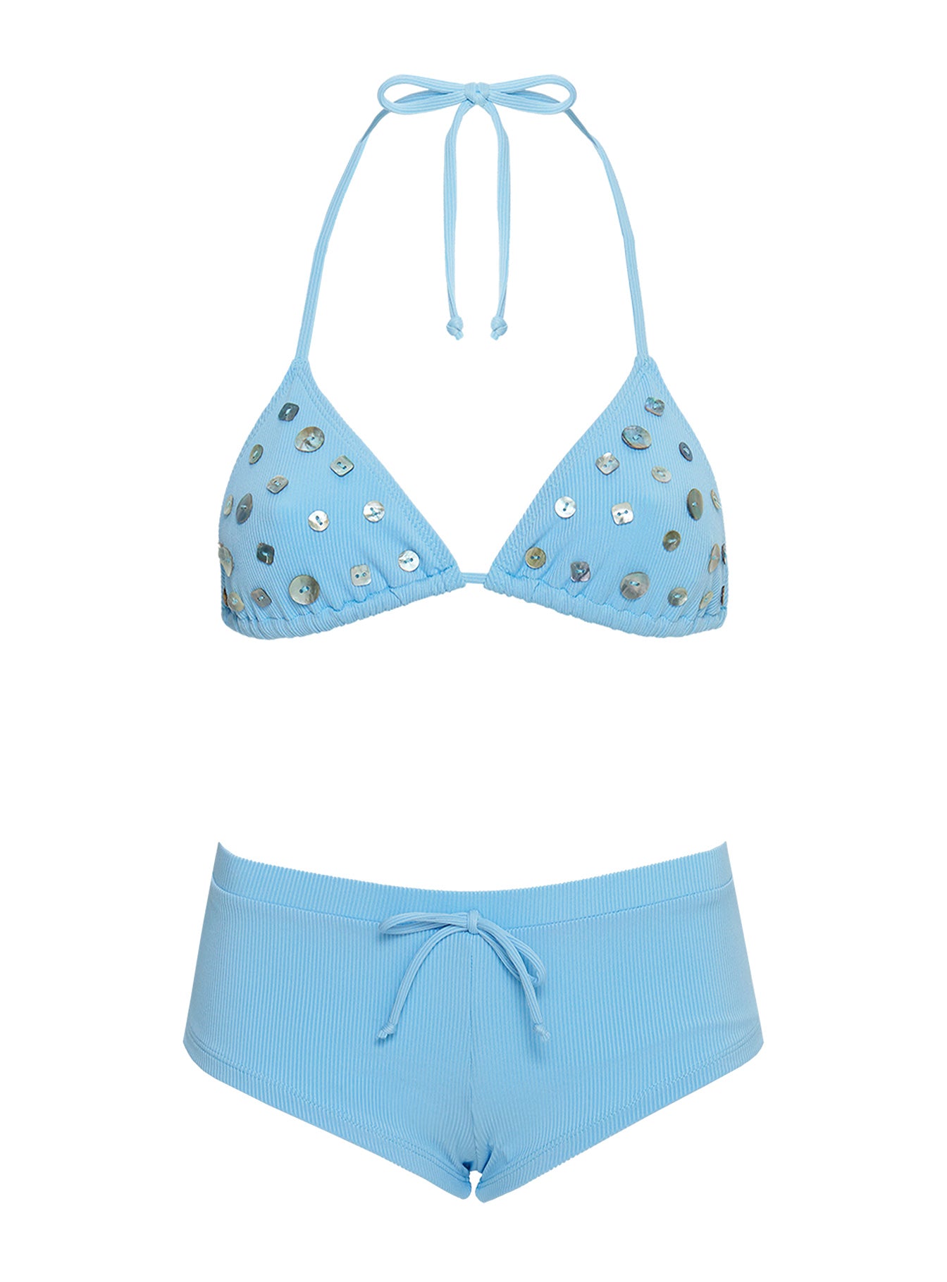 Jennee Micro Swim Shorts Blue - Image 5