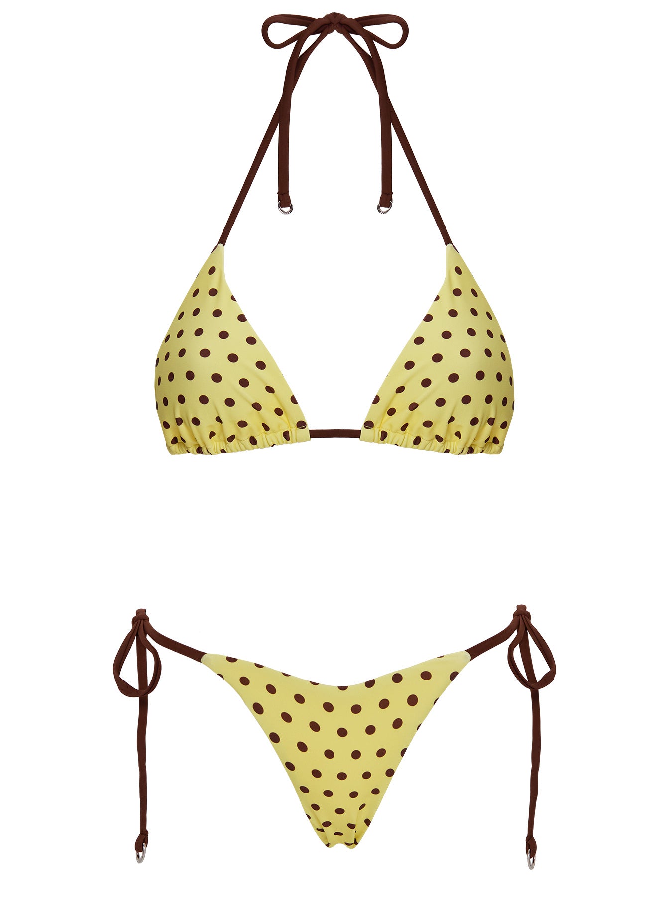 Crispy Bikini Bottoms Yellow Polka Dot - Image 5