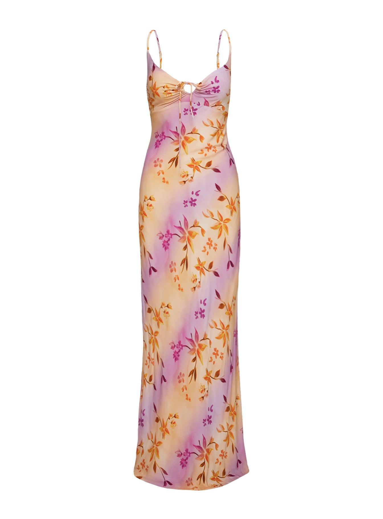 Lauraline Maxi Dress Pink Floral - Image 5