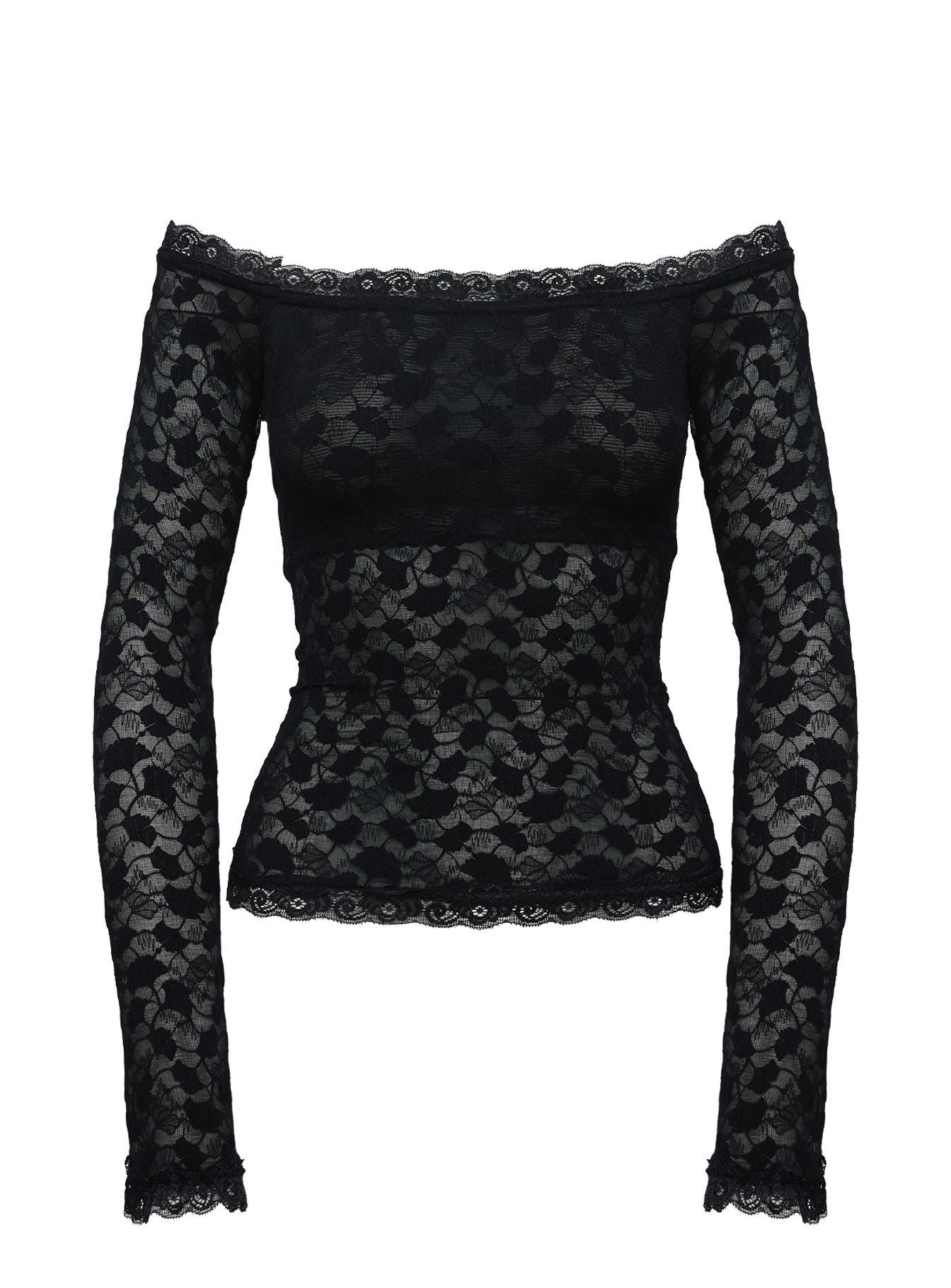 Mochapella Off The Shoulder Top Black - Image 5