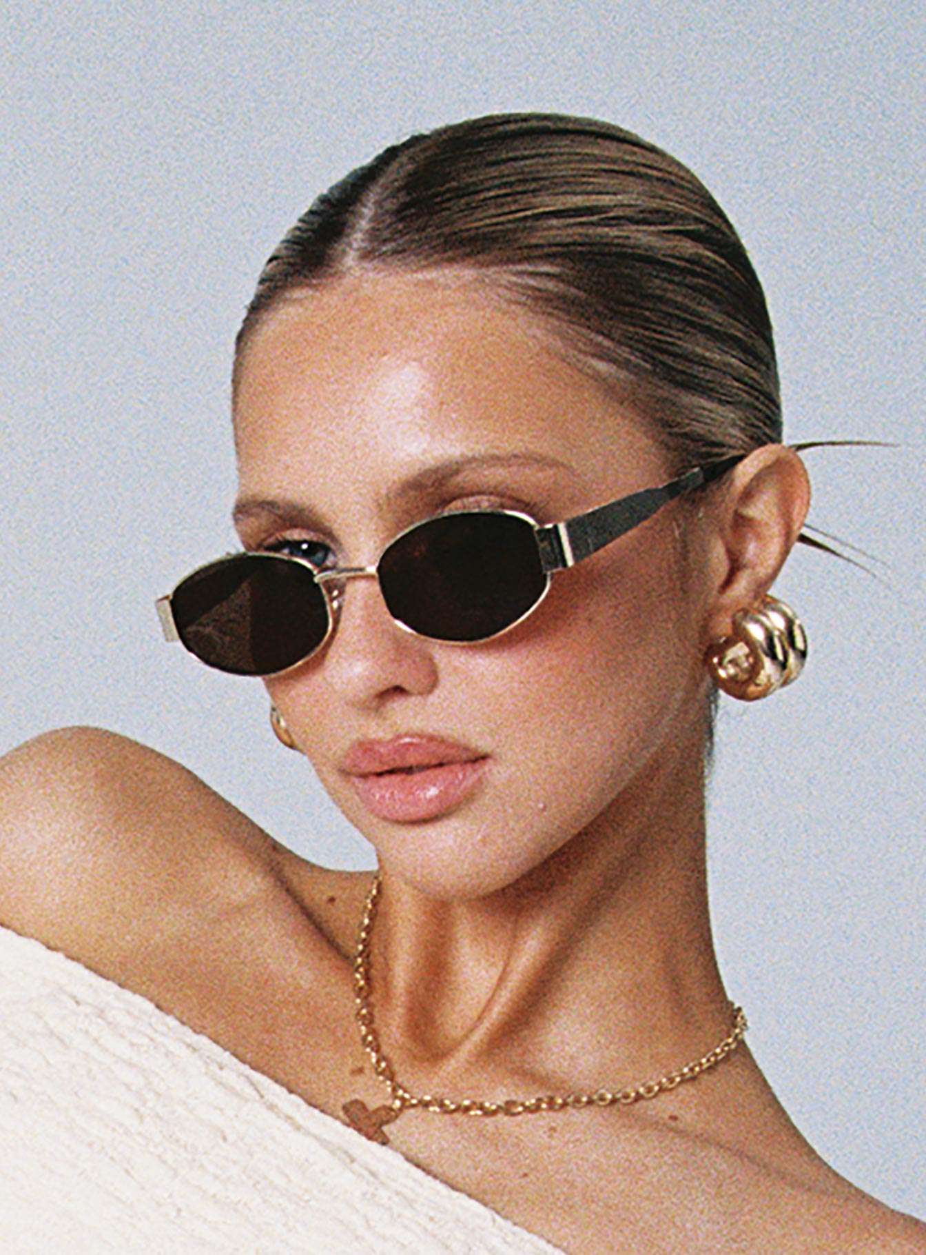 Since New York Sunglasses Gold Brown - Image 4