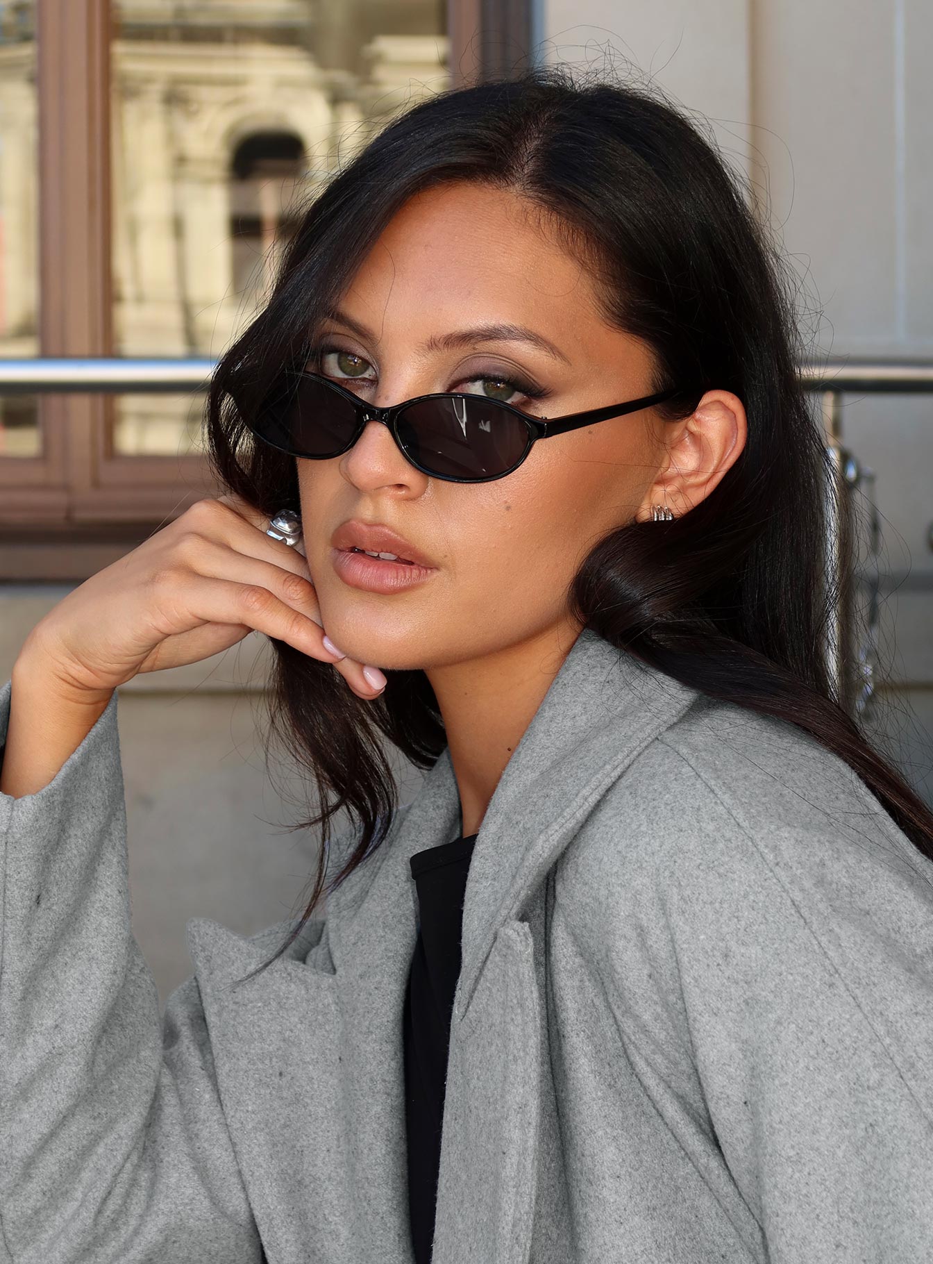 Wonderful World Sunglasses Black - Image 5